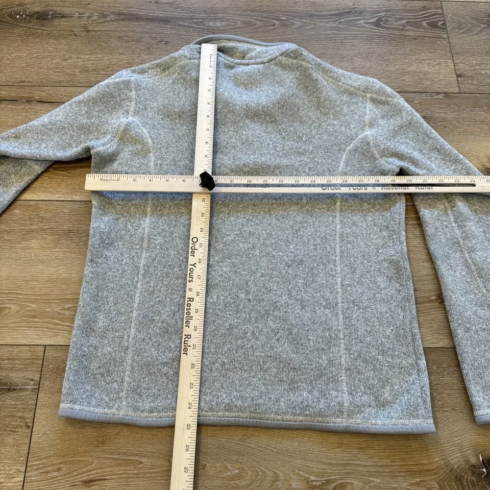 Patagonia Better‎ Sweater Jacket Womens L 1/4 Zip Fleece Gray 25615 Gorpcore